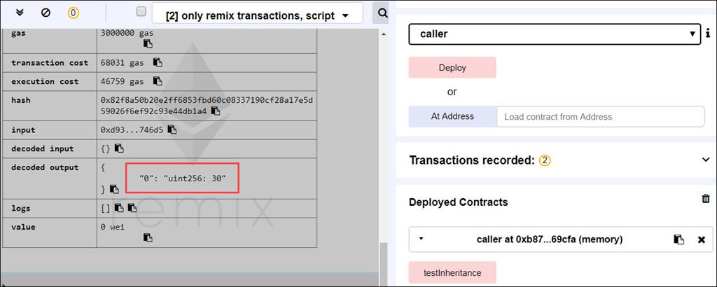 Inheritance In Solidity
